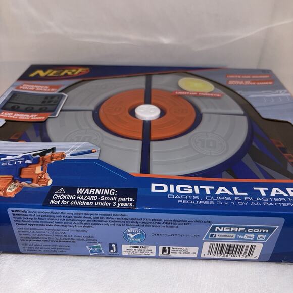 Nerf Digital Target Multiple Game Modes Lights Sounds New And Sealed - Picture 5 of 5